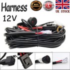 12V Universal Spot Light Working Light Fog Lamp Wiring Harness Switch Relay Kit