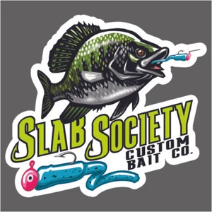 Slab Society Custom Baits Carpet Graphic Decal Sticker for Fishing Bass Boats - Picture 1 of 1