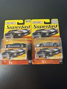 Matchbox 2005 Superfast Ford GT Limited Edition #67 /15500 /8000 Black Silver