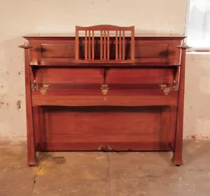 Arts and Crafts, Bechstein Upright Piano by Walter Cave | BESBRODE PIANOS - Picture 1 of 8