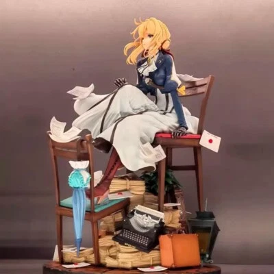 Anime Violet Evergarden Figure PVC Collection GK Statue Model Toys 28cm Gift New - Image 1 of 4