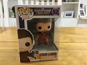 FUNKO POP! MARVEL - GUARDIANS OF THE GALAXY #52 STAR-LORD NEAR MINT RARE VAULTED - Picture 1 of 8