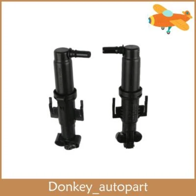 LH & RH Headlight Washer Jet Nozzle Fits BMW F10 F11 F18 5-Series 520I 530I 550I - Image 1 of 4