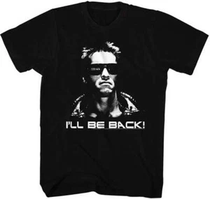 The Terminator 80er Film Arnold Schwarzenegger I'll Be Back Herren T-Shirt - Bild 1 von 3