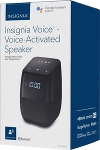 Insignia- VoiceSmart Bluetooth Speaker and Alarm Clock with Google Assist... - Picture 1 of 1