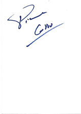 Pierre Cosso Autogramm signed 10x15 cm Karteikarte