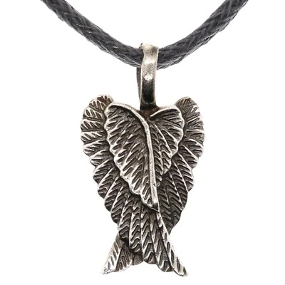 Colgante Alas de Ángel Plata de Ley 925 Ángel de la Guarda Cielo Gótico Foto 1 de 3