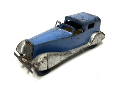 Antigo Marx Limousine Sedan Touring Car Coupe Aço Prensado Wyandotte Kingsbury - Imagem 1 de 4