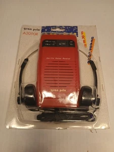 NIB gran Prix A2090r Am/fm Pocket Radio W/ Headphones - Picture 1 of 3