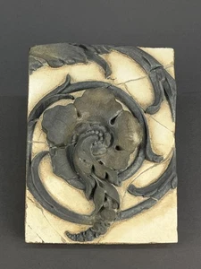 Sid Dickens Rusted Floral 1999 Memory Block T42 Tile Retired Wall Art - Picture 1 of 11