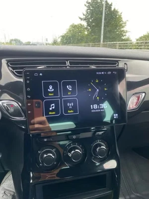 Autoradio 9" Android 13 CarPlay Navi GPS per Citroen C3 II DS3 2009-2016 - Immagine 1 di 4