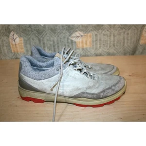 Zapatos de golf Ecco de cuero blanco roto sin clavos 44/10 - 10,5 - Imagen 1 de 5