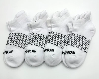 4 pares de calcetines tobilleros clásicos blancos Bombas sólidos de panal para mujer talla mediana 8-10 Foto 1 de 2