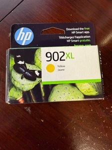 HP 902XL (T6M10AN) Wkład z żółtym atramentem Termin ważności: 07/2024 - Zdjęcie 1 z 3