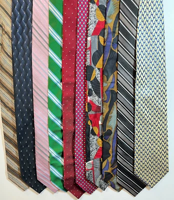 Men’s Tie Lot of 10 Ties - J. Ferrar J. Crew Screenplay Foto 1 de 4
