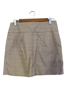 J Crew gefütterter Damen Minirock hellbraun Reißverschluss hinten Größe 2 - Bild 1 von 7