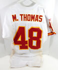 2001 maillot blanc émis par les Chiefs Kansas City Chiefs M.Thomas #48 40 DP32178