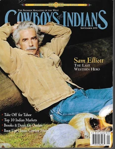 SAM ELLIOT - COWBOYS & INDIANS Mag Sept 1999 - No Label - Picture 1 of 1