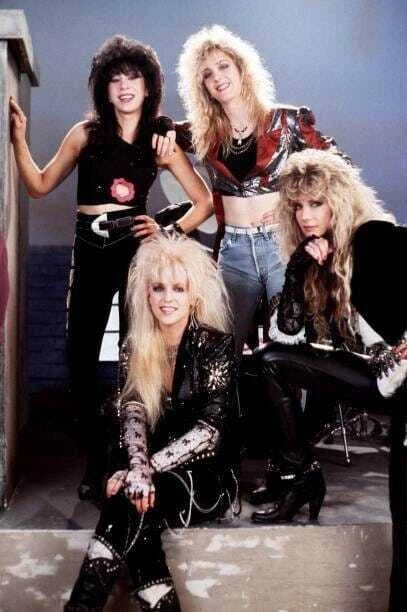 Vixen Band Portrait Photo Print Poster Janet Gardner - Image 1 of 1
