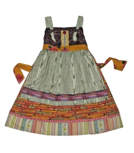 Matilda Jane 8 NWOT PLATINUM LINE #5/16 Apron Knot Dress VHTF Unique Boutique - Picture 1 of 5