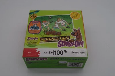 Scooby Doo Sports  100 Piece Puzzle Pressman Cartoon Network New in box - Image 1 of 4