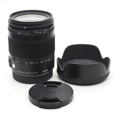 【Near Mint】SIGMA 18-200mm f/3.5-6.3 DC MACRO OS HSM Contemporary Canon fromJapan - Image 1 of 4