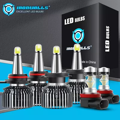 For Suzuki Grand Vitara 2006-2013 8-sides LED Headlight High Low Beam Fog Light Foto 1 de 4