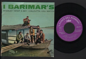 7" I BARIMAR'S WHEELS +3 EP 7EMQ 214 LA VOCE DEL PADRONE BARIGAZZI PINO PRESTI - Foto 1 di 1
