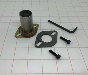 Escape GenExhaust para generador Firman con 2 orificios #68/#88 placa-1" exhst extennsn solo HW - Imagen 1 de 4