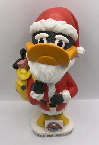 Quad City Mallards Santa Mo Mallard Bobblehead Mascot No Box Cover