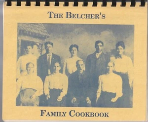 Belcher's Family Cookbook Stats 1872-1888 Photo Cited Recipes Essays Hints - Picture 1 of 2