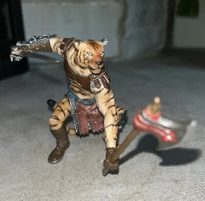 2008 Papo Tiger Mutant Medieval Mythical Figure 38954 Retired - Picture 1 of 4