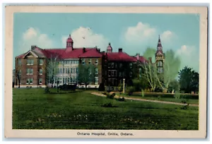 Carte postale ancienne 1940 Bâtiment de l'hôpital de l'Ontario Orillia Ontario Canada - Photo 1 sur 2