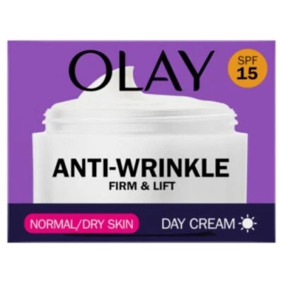 OLAY FIRM & LIFT DAY CREAM NORMAL/DRY SKIN SPF 15 50ML - Image 1 of 2