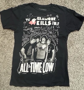 Vintage All Time Low Glamour Kills Tour T-Shirt (Adult Medium) 2009 Concert Tee - Picture 1 of 6