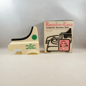 Vintage KK Motorcycle Supply Dayton Ohio Telephone Shoulder Rest Receive Ease - Picture 1 of 12