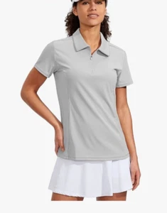 Quick Dry & Stretch:Womens golf shirt soft, silky, breathable and stretch fabric - Picture 1 of 6