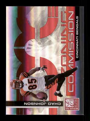 2007 Donruss Elite Zoning Commission Red /200 Chad Johnson #ZC-16 - Image 1 of 2