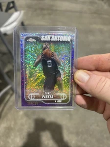 2024-25 Topps Chrome Tony Parker Purple Speckle /299 - Bild 1 von 3