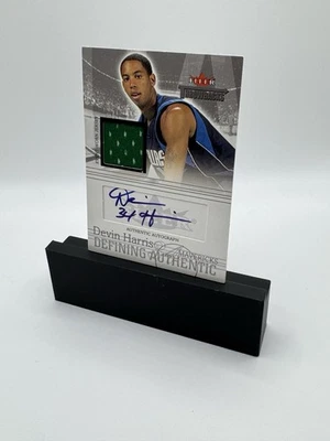 2004-05 Fleer Throwbacks Devin Harris #DAA-DH Definindo Assinaturas Autênticas /50 - Imagem 1 de 2
