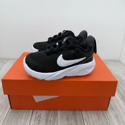 Nike Star Runner 4 NN (TD) Sneakers Black/White DX7616-001 Size 4c - Image 1 of 4