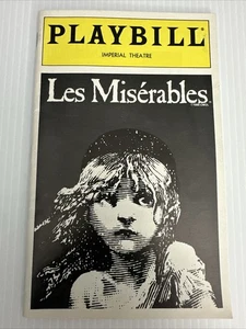 Playbill The Broadway Theatre Imperial Theatre Les Miserables Musical junio 1996 - Imagen 1 de 9