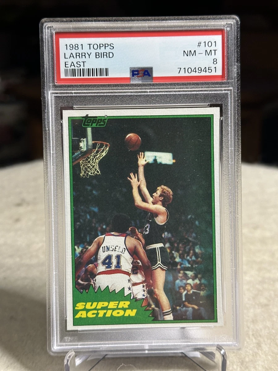 Topps Larry Bird 8 Graded Basketball Sports Trading Cards