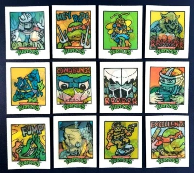 Vtg 1991 TMNT Movie Lenticular Flicker Card Lot 100% Complete 2 Sets For $12 - Image 1 of 4