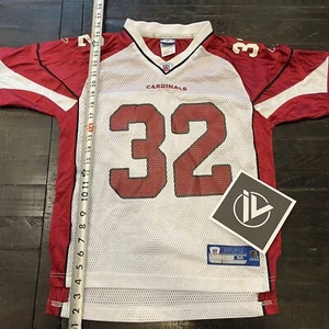 Edgerrin James Arizona Cardinals Jersey Youth Medium M Reebok NFL - Red HOF - Picture 1 of 4
