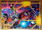 X-Men Magneto Rogue Apocalypse  Villains Marvel Comic Poster by John Romita Jr