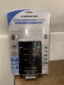 MONSTER POWERNET 200 Digital Express Ethernet Anywhere 200 Mbps Speed POWERLINE - Picture 1 of 3