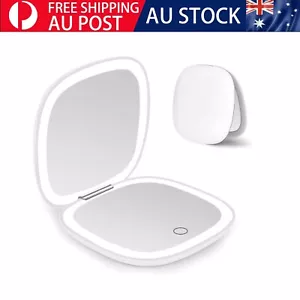 Zarek Compact Mirror,3 model Lighted Travel Makeup Mirror with 1X/10X Magnifying - Picture 1 of 8