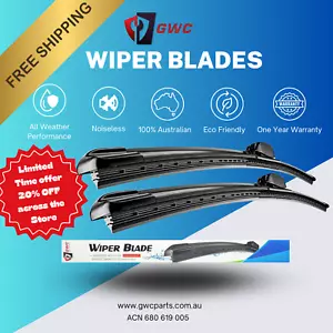 Premium Wiper Blades for Porsche 968 1992-1996 18" & 18" - Picture 1 of 3