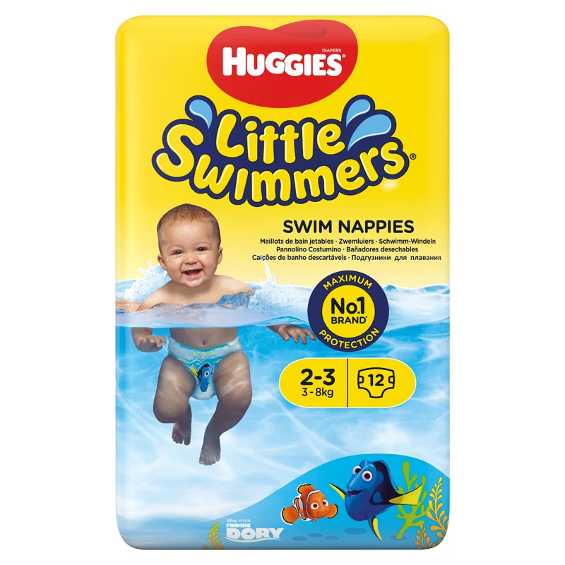 Huggies Little Swimmers Schwimmwindeln Gr.2/3 (3-8 kg)  2 x 12 Stück - Bild 1 von 1